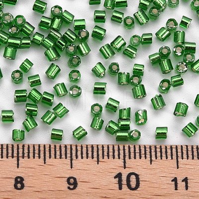 8/0 Glass Bugle Beads SEED-S032-07A-27-1