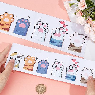 Gorgecraft 2 Sheets 2 Styles PVC Self Adhesive Car Stickers STIC-GF0001-13-1