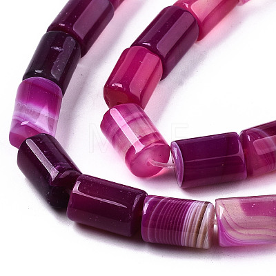 Natural Agate Beads Strands G-T131-70A-1