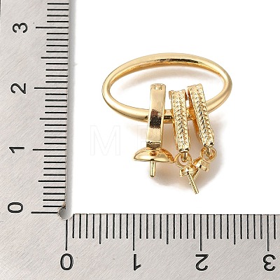 Brass Micro Pave Clear Cubic Zirconia Fold Over Clasps KK-K389-106G-1