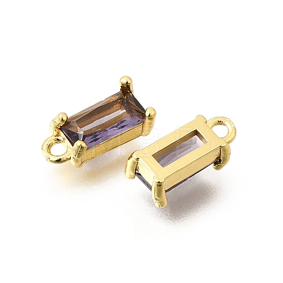 Brass Glass Pendants KK-Z156-02G-03-1