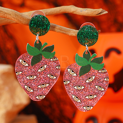 Funny Halloween Acrylic Stud Earrings UY2581-1-1