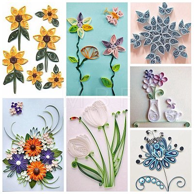 6 Colors Quilling Paper Strips LS-DIY-J001-5mm-A04-1