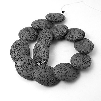 Natural Lava Rock Beads Strands X-G-I031-11-1