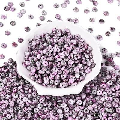 Picasso Glass Seed Beads SEED-N010-01K-1