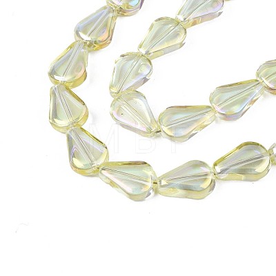 Electroplate Glass Beads Strands EGLA-S188-15-B03-1