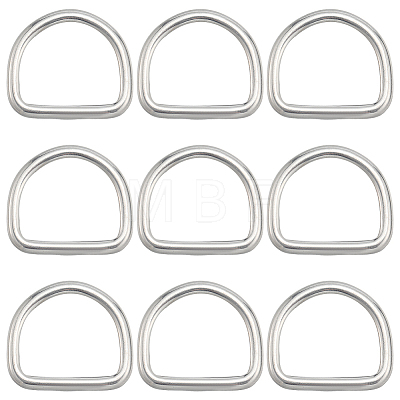 304 Stainless Steel D Rings STAS-CP0001-05C-1