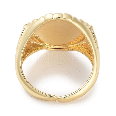 Rack Plating Brass Open Cuff Rings RJEW-M172-01B-G-1