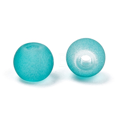 24 Colors Transparent Glass Beads Strands FGLA-X0001-04B-4mm-1