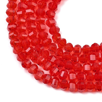 Transparent Glass Beads Strands GLAA-G125-01A-07-1