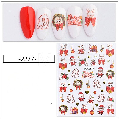 Christmas Theme Nail Art Stickers MRMJ-N033-2277-1