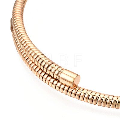 Iron Round Snake Chains Necklace NJEW-N053-01-1