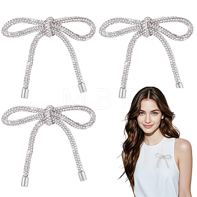 3Pcs Rhinestone Pins AJEW-CP0011-89-1