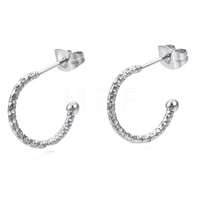 316 Surgical Stainless Steel Stud Earrings EJEW-N097-077P-1