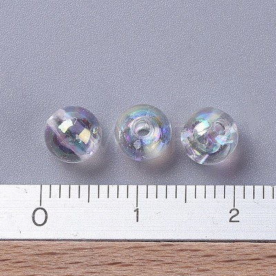 Eco-Friendly Transparent Acrylic Beads X-PL733-2-1