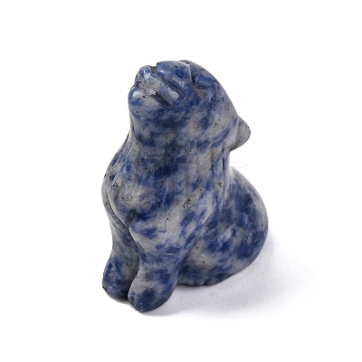 Natural Blue Spot Jasper Display Decorations DJEW-P019-A03-1