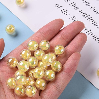 Transparent Acrylic Beads TACR-S152-16B-SS2105-1