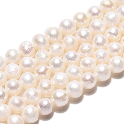 Natural Keshi Pearl Beads Strands PEAR-N013-04I-1