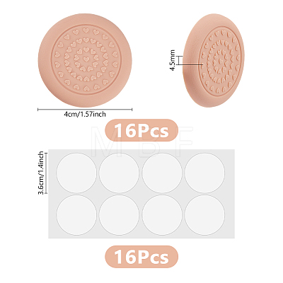 2 Sets Silicone Furniture Pad AJEW-DC0004-09A-1