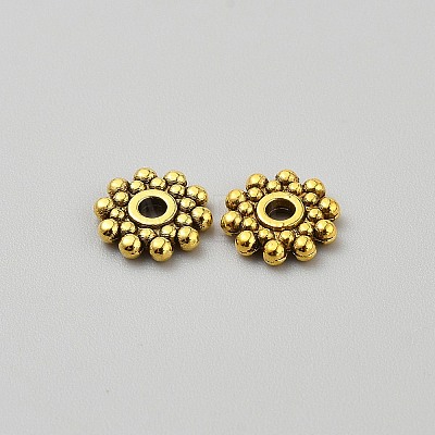 Zinc Alloy Spacer Beads PALLOY-WH0048-24AG-01-1