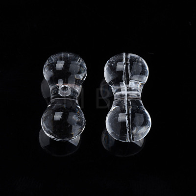 Transparent Acrylic Beads TACR-N009-33-1