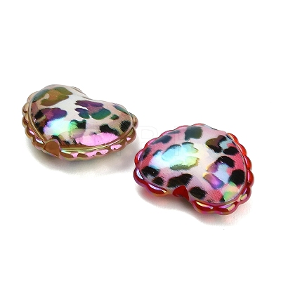 Plating Acrylic European Beads AC-CBA49BC-01-1