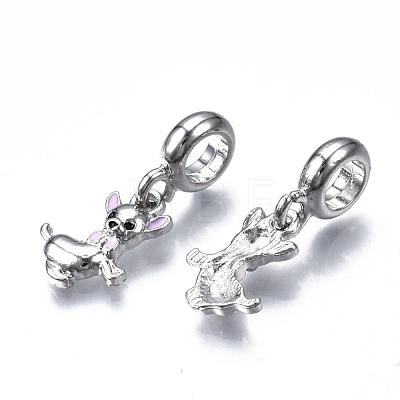 Alloy European Dangle Charms MPDL-N039-024-1