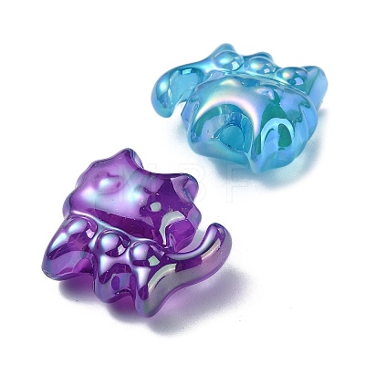 Imitation Jelly Acrylic Beads OACR-E033-17-1