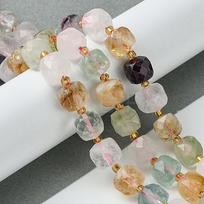 Natural Colorful Quartz Beads Strands G-Q010-A26-01-1