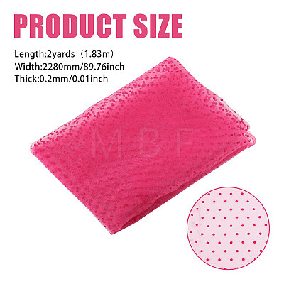 Polyester Polka Dot Fabric DIY-PH0038-36A-1