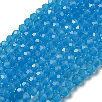 Imitation Jade Glass Beads Stands EGLA-A035-J4mm-D07-1