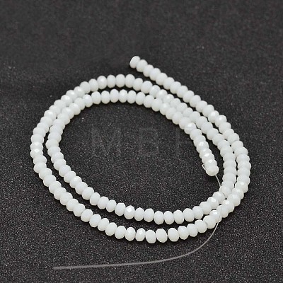 Faceted Rondelle Glass Beads Strands LS-GLAA-I033-3mm-03-1