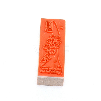 Wooden Stamps AJEW-WH0018-64I-1