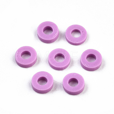 Handmade Polymer Clay Beads CLAY-R067-8.0mm-B01-1