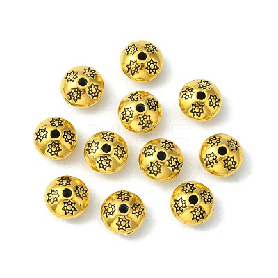 Tibetan Style Spacer Beads GLF5009Y-1