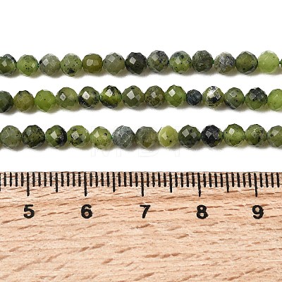 Natural Green Jade Beads Strands G-P603-C-4mm-03AB-1