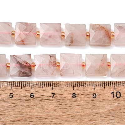 Natural Hematoid Quartz/Ferruginous Quartz Beads Strands G-F839-A12-01-1