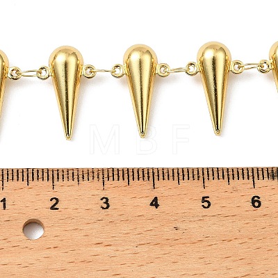 304 Stainless Steel Teardrop Link Chains CHS-G042-07G-1