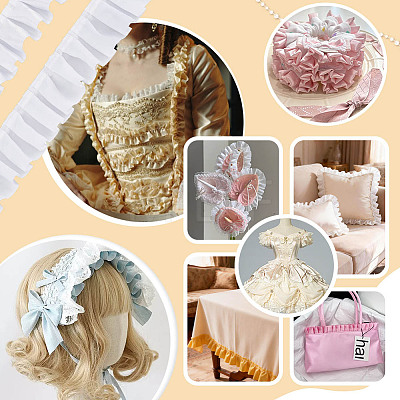 10M Satin Wrinkle Ribbon OCOR-OC0002-01A-1