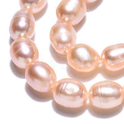 Natural Cultured Freshwater Pearl Beads Strands PEAR-N012-05S-1