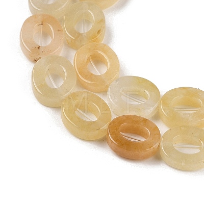 Natural Topaz Jade Beads Strands G-M439-A13-01-1