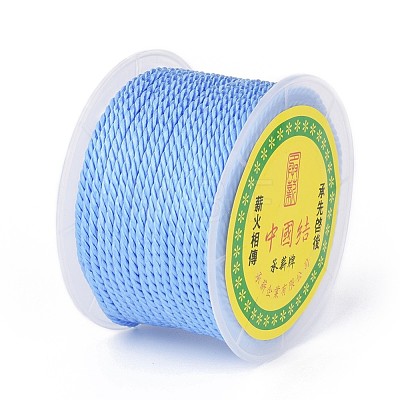 Polyester Milan Cord for DIY Jewelry Craft Making OCOR-F011-D13-1
