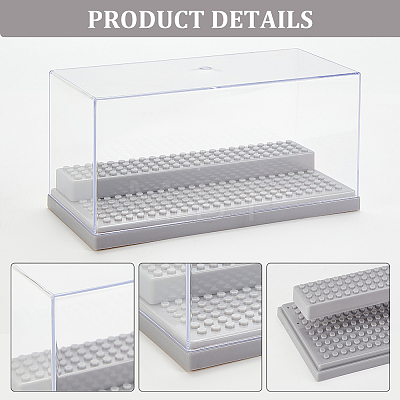 2-Tier Acrylic Minifigure Display Cases ODIS-WH0027-047A-1