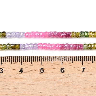 Cubic Zirconia Beads Strands ZIRC-P125-2x3mm-03-1