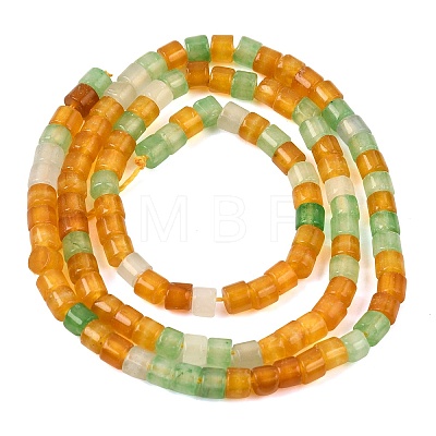 Natural Dyed White Jade Beads Strands GG-CBA0743-I03-1