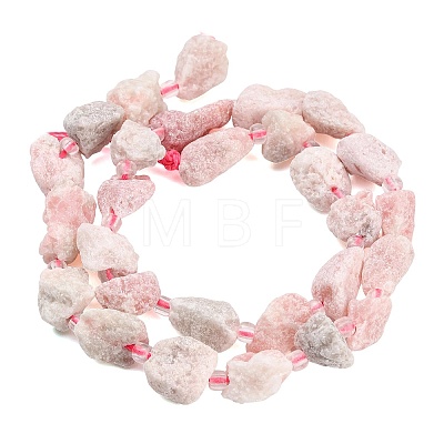 Raw Rough Natural Pink Tourmaline Beads Strands GG-CBA0B77-A12-01-1