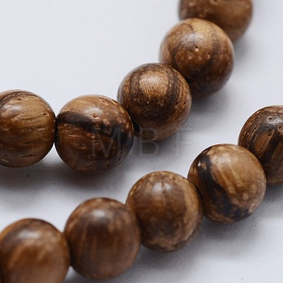 Natural Wood Beads Strands X-WOOD-F006-04-6mm-1