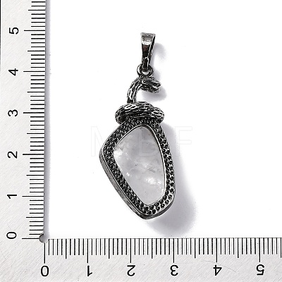 Natural Quartz Crystal Pendants G-K338-42AS-10-1