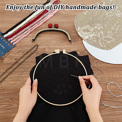 DIY Ethnic Style Embroidery Crossbody Bags Kits DIY-WH0292-86A-1