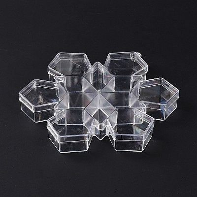 12 Grids Transparent Plastic Box CON-B009-03-1